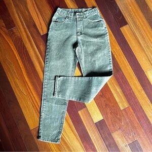 VINTAGE LEE RIVETED MOM JEANS GREEN